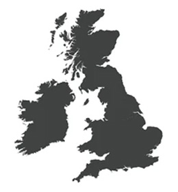Map illustration highlighting primary coverage in Essex, London and the South East