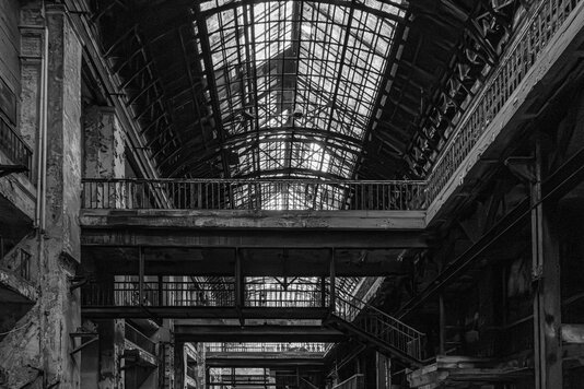 Heritage steel with intumescent finish